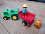 Playmobil 1.2.3 trekkeraanhangwagen voor landbouwers, Ophalen, Zo goed als nieuw