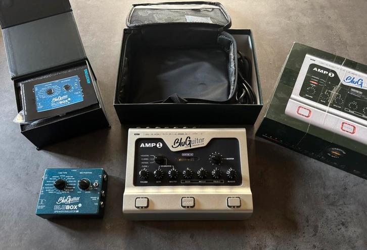 Amp 1 Bluguitar Mercury edition + Blubox IR spaeker Emulator, Muziek en Instrumenten, Versterkers | Bas en Gitaar, Zo goed als nieuw