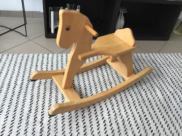 Cheval à bascule en bois massif 0491136654. Prix20, Enlèvement, Comme neuf