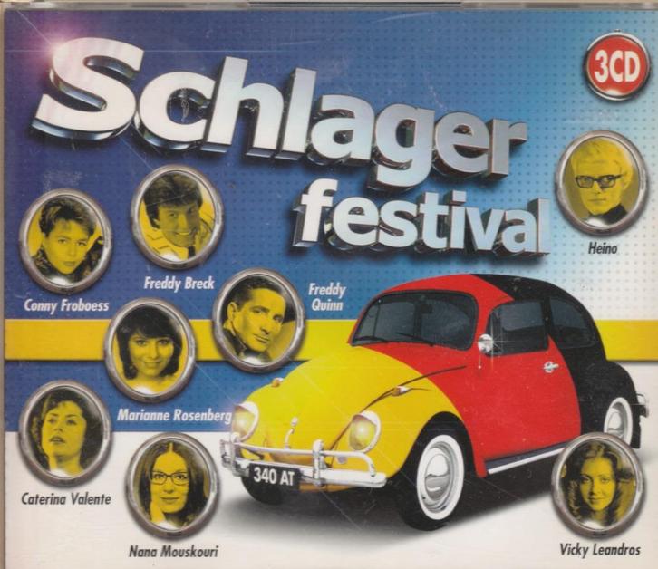 Schlagerfestival met Conny, Freddy Quinn, Heino, Adamo..., CD & DVD, CD | Chansons populaires, Envoi