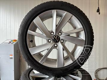 17 inch VW Golf / Caddy Velgen + Winterbanden Origineel 5x11 beschikbaar voor biedingen