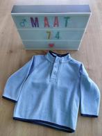 Babykleding jongen maat 74 - Fleecetruitje, Ophalen of Verzenden, Zo goed als nieuw, Jongetje of Meisje, Truitje of Vestje