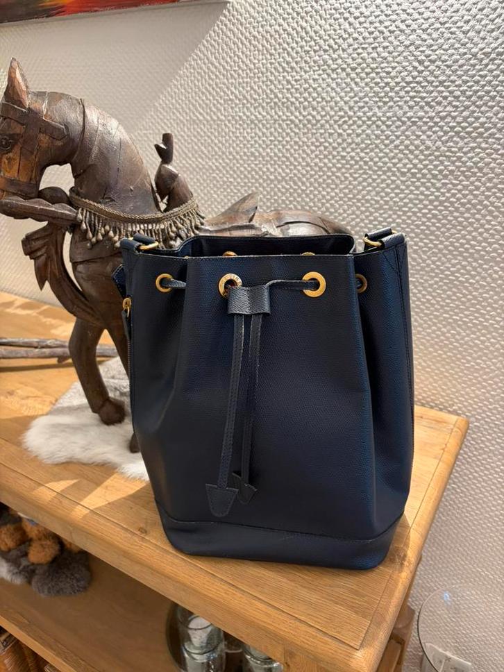 Celine authentiek, Handtassen en Accessoires, Tassen | Damestassen, Zo goed als nieuw, Blauw, Ophalen of Verzenden