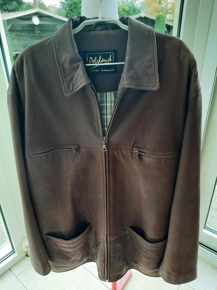 Mooie jas PELSLAND - 50, Kleding | Heren, Jassen | Winter, Gedragen, Maat 48/50 (M), Bruin, Ophalen of Verzenden