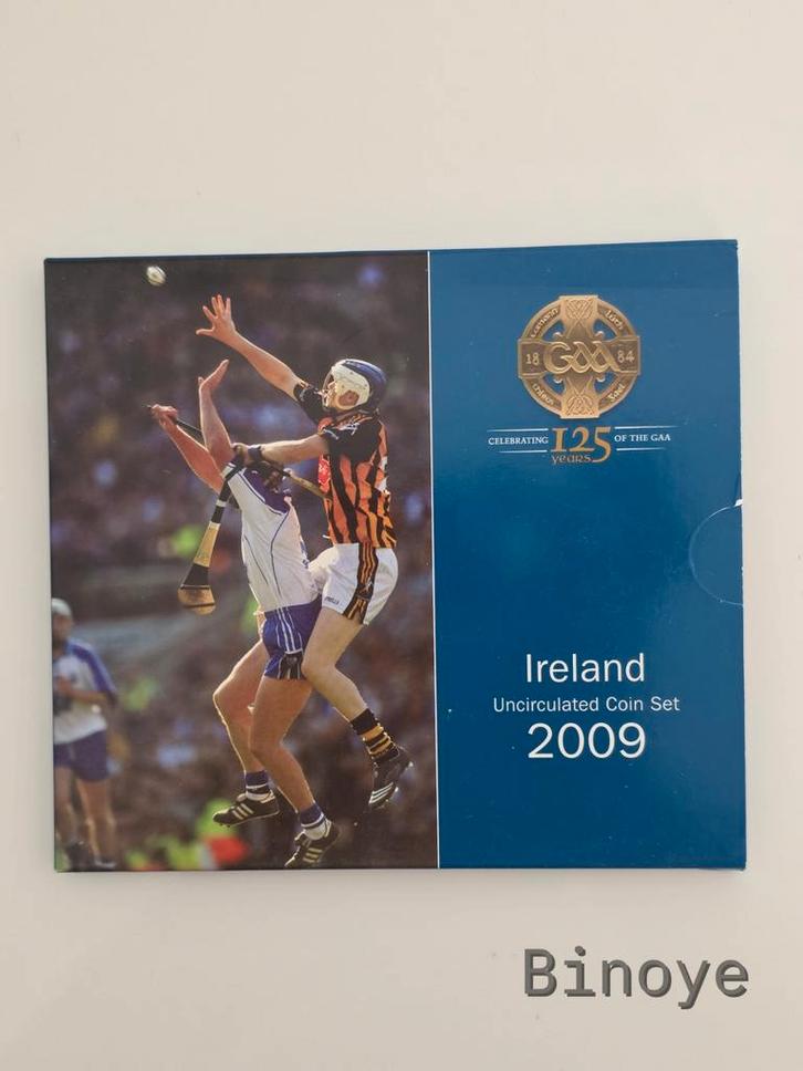 Irlande 2009 – Série euro BU – 125 ans GAA, Timbres & Monnaies, Monnaies | Europe | Monnaies euro, Série, Irlande, Enlèvement ou Envoi