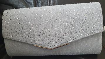 Feestelijke nieuwe grijze handtas van JJ's House beschikbaar voor biedingen