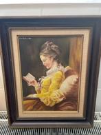 Schilderij "La liseuse" Reproductie op doek, Antiek en Kunst, Ophalen