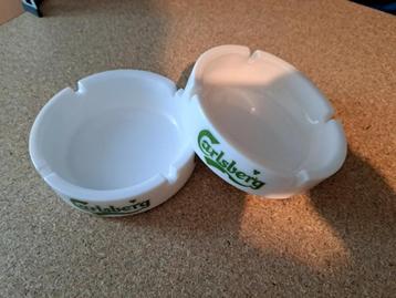 Set van 2 asbakken Carlsberg, Enlèvement ou Envoi, Comme neuf, Cendrier