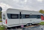 Hobby VIP 645, Caravans en Kamperen, Luifel, Vast bed, Hobby, Treinzit