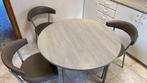 Keukentafel en 3 stoelen te koop, Ophalen, Zo goed als nieuw