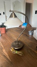 Agostinelli design tafellamp albast en messing, Design, Ophalen of Verzenden, Zo goed als nieuw, Glas