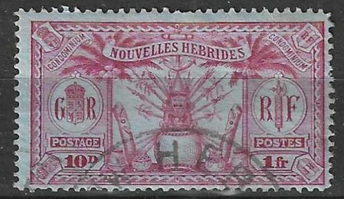 Nieuwe Hebriden 1925 - Yvert 88 - Inheems figuur (ST), Postzegels en Munten, Postzegels | Oceanië, Gestempeld, Verzenden