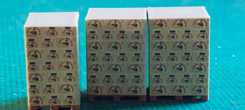 H0LK 0407 PALLETS MET DRANK 1/87, Hobby en Vrije tijd, Modeltreinen | H0, Nieuw, Overige typen, Gelijkstroom of Wisselstroom, Overige merken