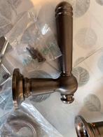 Poignées de porte de style, couleur canon de fusil., Neuf