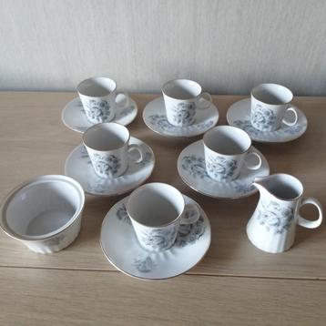 Vintage Koffieservies Epiag D.F. Carlsbad, Antiek en Kunst, Ophalen