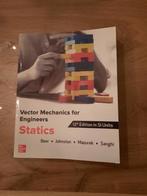 Vector Mechanics for engineers Statics - Mc Graw Hill, Enlèvement ou Envoi, Comme neuf, Enseignement supérieur, Beer - Johnston - Mazurek