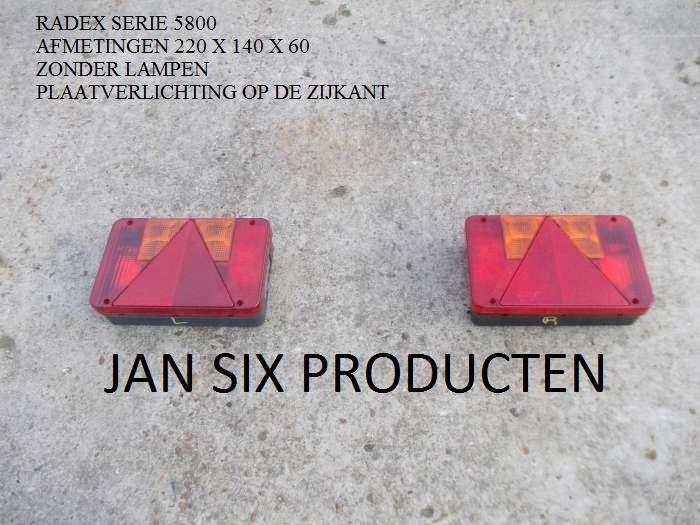 achterlicht radex 5800 zonder lampen voorzien van, Auto diversen, Auto-accessoires, Nieuw, Ophalen