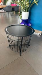 Ikea Gualov Storage Table, Huis en Inrichting, Tafels | Bijzettafels, Gebruikt, Metaal of Aluminium, Rond, 55 tot 75 cm