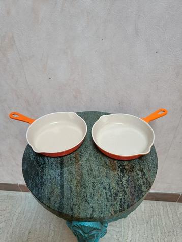 Le Creuset set van 2 pannen  beschikbaar voor biedingen