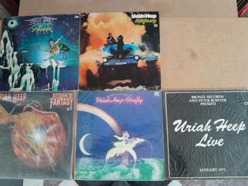  Vinyles 33T. de Uriah Heep de15 à 25€/pièce