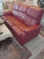 Lederen salon, Huis en Inrichting, Zetels | Zetels, Ophalen
