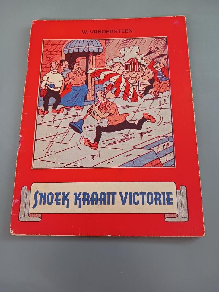Snoek kraait Victorie, 2de druk 1954, goede staat, Boeken, Stripverhalen, Gelezen, Eén stripboek, Ophalen of Verzenden