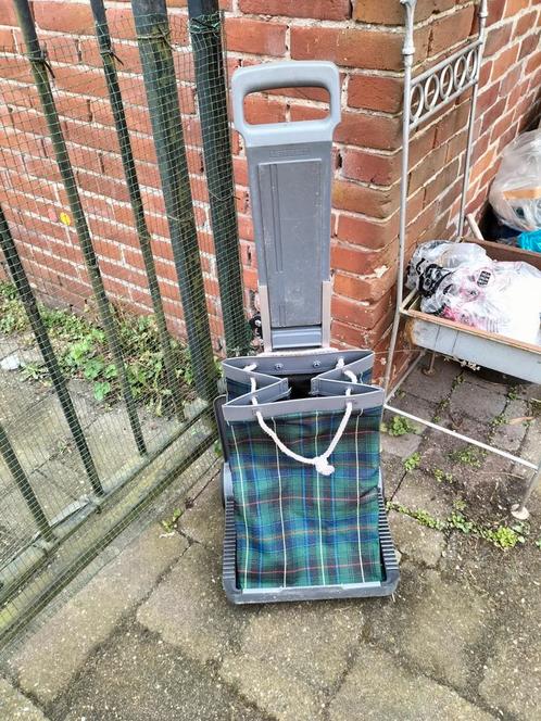 Winkelkar boodschappen kar trolley, Doe-het-zelf en Bouw, Transportwagens, Zo goed als nieuw, Ophalen