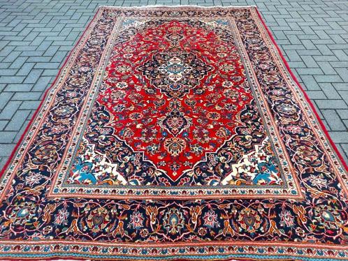 Perzisch handgeknoopt rode tapijt- 300x200 (Kashan) Uit Iran, Maison & Meubles, Ameublement | Tapis & Moquettes, Comme neuf, 150 à 200 cm