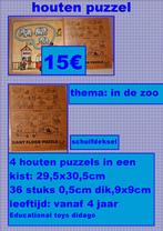 houten puzzels, Kinderen en Baby's, Ophalen, 10 tot 50 stukjes, Zo goed als nieuw, Van hout
