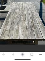 Teak tuintafel, Tuin en Terras, Tuintafels, Ophalen, Gebruikt, Rechthoekig, Hout