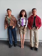 Barbie poppen Mattel, 3 personages uit Beverly Hills 90210, Ophalen, Nieuw, Tv, Actiefiguur of Pop