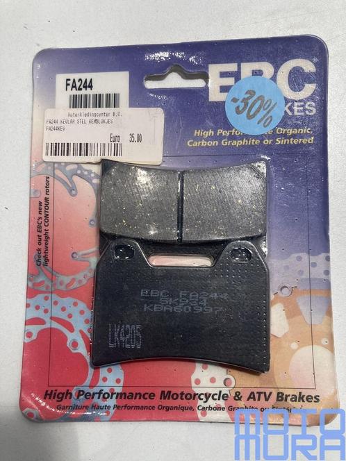 EBC FA244 remblokken set Ducati 748 996 998 848 multistrada, Motoren, Onderdelen | Ducati, Nieuw, Ophalen of Verzenden