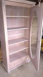 vitrinekast, Huis en Inrichting, Kasten | Vitrinekasten, Ophalen, Gebruikt, Met deur(en), 100 tot 150 cm