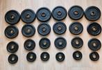 Gietijzeren halterschijven 30mm, Sport en Fitness, Fitnessmaterialen, Ophalen, Gebruikt, Benen, Halterschijven