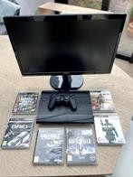 PS3 500GB + Philips monitor + 6 games, Games en Spelcomputers, Games | Sony PlayStation 3, Avontuur en Actie, Online, Gebruikt