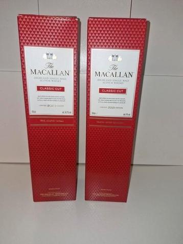 2 bouteilles Macallan classic cut 2021 et 2023, Enlèvement ou Envoi, Comme neuf