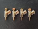 High-end vergulde banaanstekkers met spreidpunt om optimale, Ophalen of Verzenden, Nieuw, 10 meter of meer, Luidsprekerkabel
