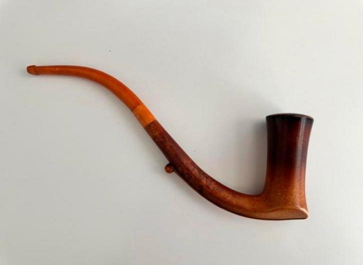 Pijp 1900 in Meerschuim en Barnsteen  v, Missionaris Congo, Antiek en Kunst, Kunst | Niet-Westerse kunst, Verzenden