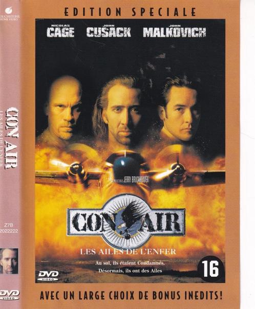 Con Air (1997) Nicolas Cage-John Cusack, CD & DVD, DVD | Action, Utilisé, Action, À partir de 12 ans, Enlèvement ou Envoi