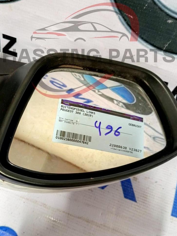 Peugeot 308 Buitenspiegel Links 2019, Auto-onderdelen, Spiegels, Peugeot, Gebruikt, Ophalen of Verzenden