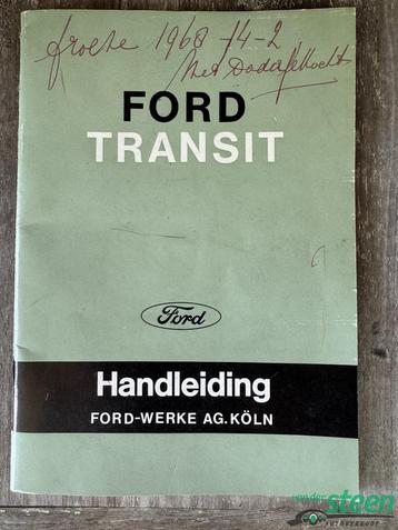 Ford Transit Handleiding Instructie Boekje 4e Editie 1967 beschikbaar voor biedingen