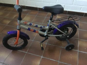 Kinderfietsen met steunwieltjes grijs BOBO beschikbaar voor biedingen