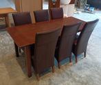 Eettafel met 6 stoelen, Huis en Inrichting, Ophalen, Zo goed als nieuw
