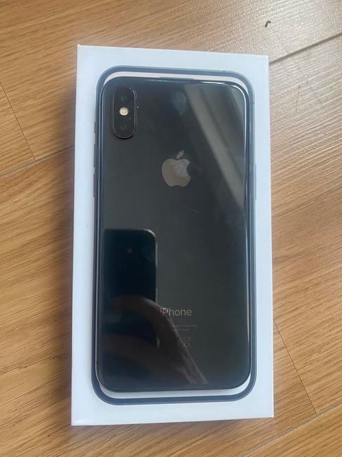 Iphone X, Telecommunicatie, Mobiele telefoons | Apple iPhone, Gebruikt, 64 GB, Zonder abonnement, Zonder simlock, iPhone X, Zwart