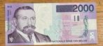 2000 Francs Horta! FDC! Verzamelstuk, Postzegels en Munten, Bankbiljetten | België, Ophalen