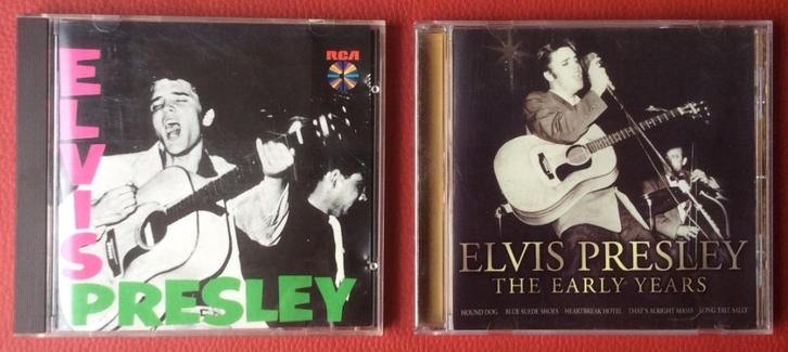 Elvispresleytheek 2x CD  "Elvis Presley" en The Early Years", Cd's en Dvd's, Cd's | Pop, Zo goed als nieuw, 1980 tot 2000, Ophalen of Verzenden