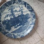 Delfts blauw wandbord, Antiek en Kunst, Ophalen