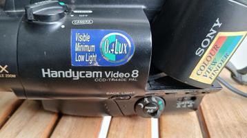 SONY CCD 440 VIDEOCAMERA EN PERFECTE VIDEO8MT, Audio, Tv en Foto, Ophalen of Verzenden, 8mm, Camera