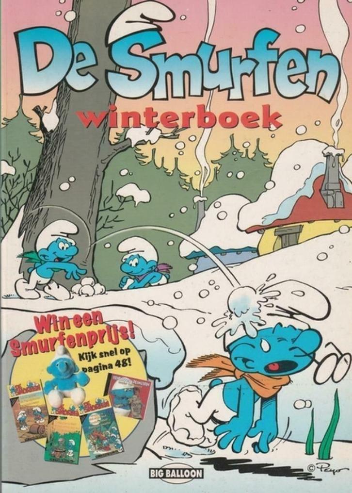De Smurfen - winterboek! met strips en raadsels., Livres, BD | Comics, Comme neuf, Enlèvement ou Envoi