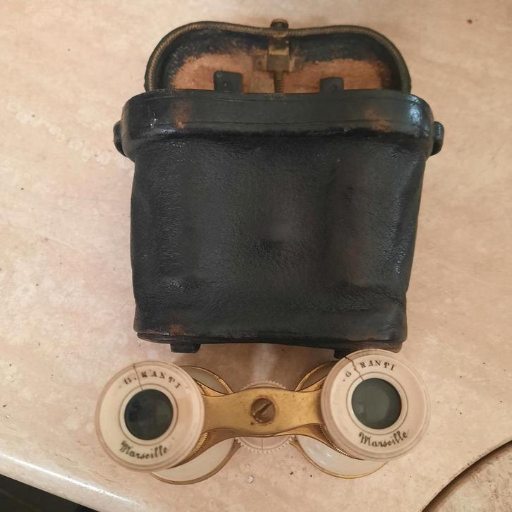 Verrekijker G . Santi ( Marseille ) ., Audio, Tv en Foto, Optische apparatuur | Verrekijkers, Gebruikt, Ophalen of Verzenden